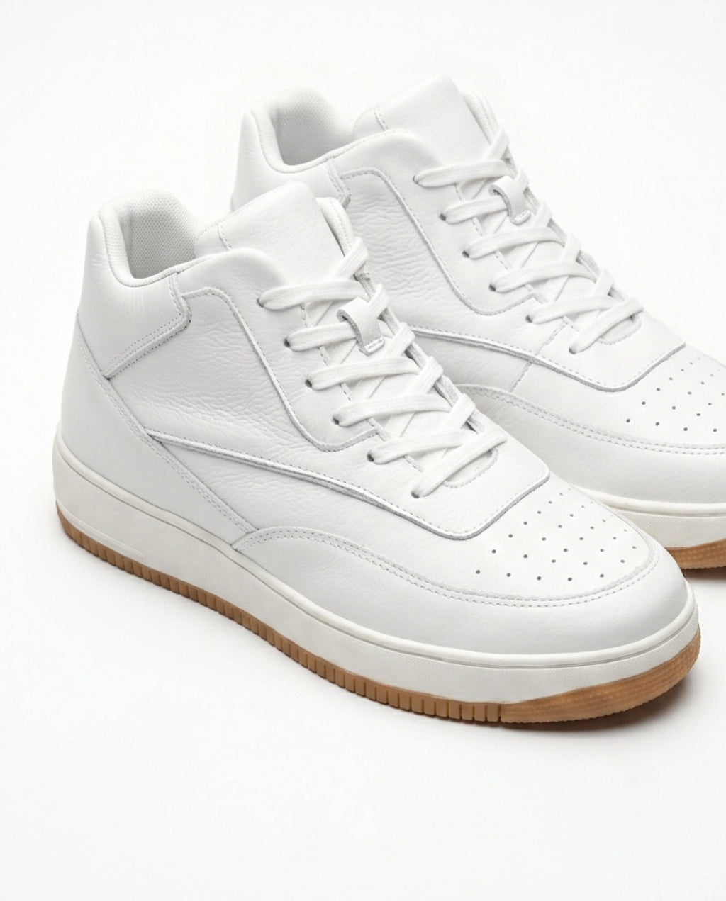 Sneaker Casual Celeste con Rialzo +10 cm