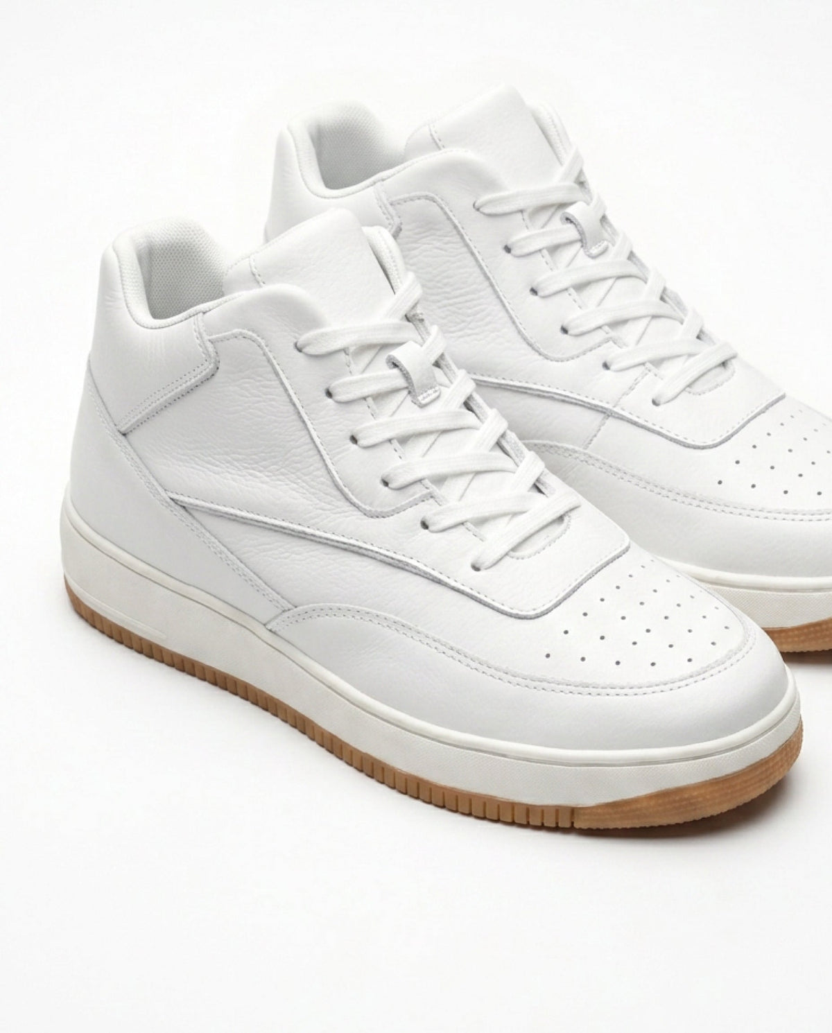 Sneaker Casual Celeste con Rialzo +10 cm
