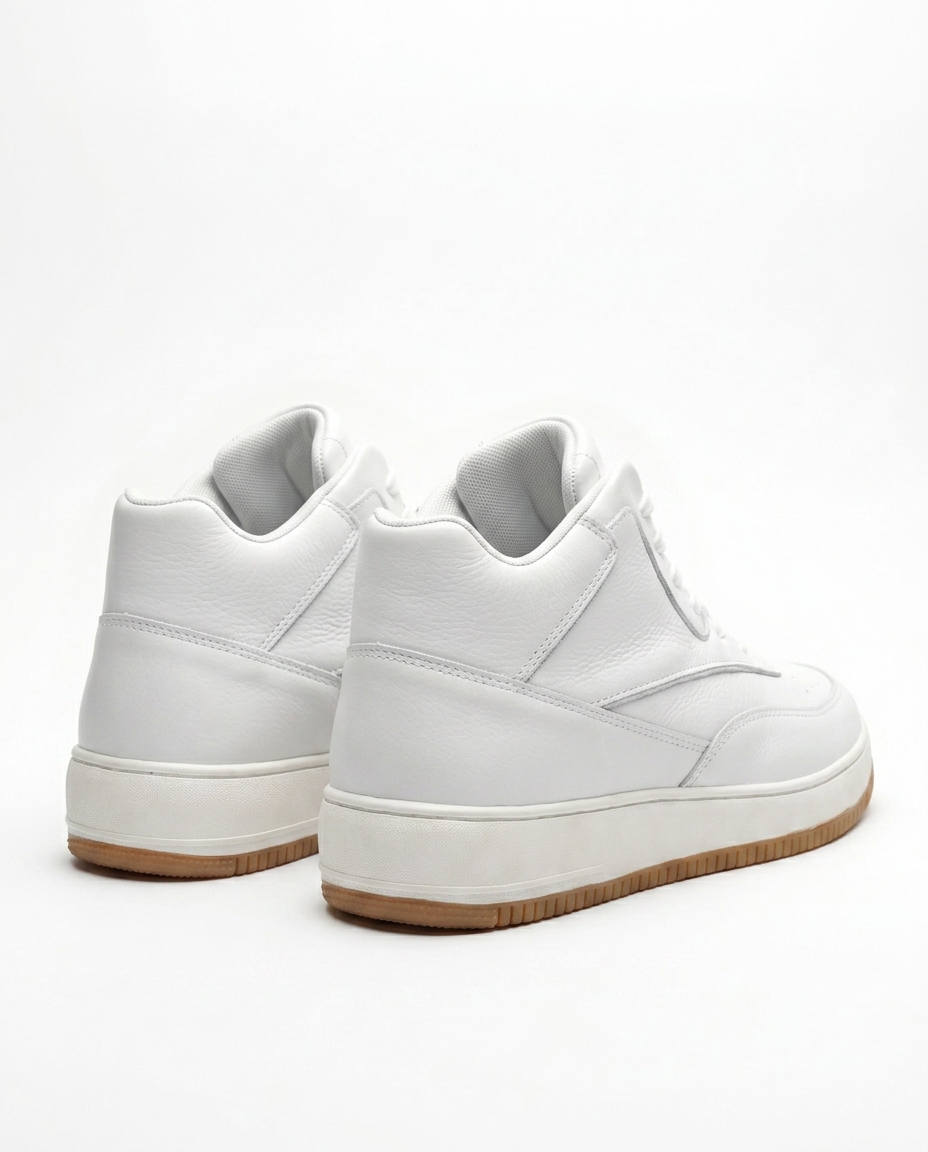 Sneaker Casual Celeste con Rialzo +10 cm