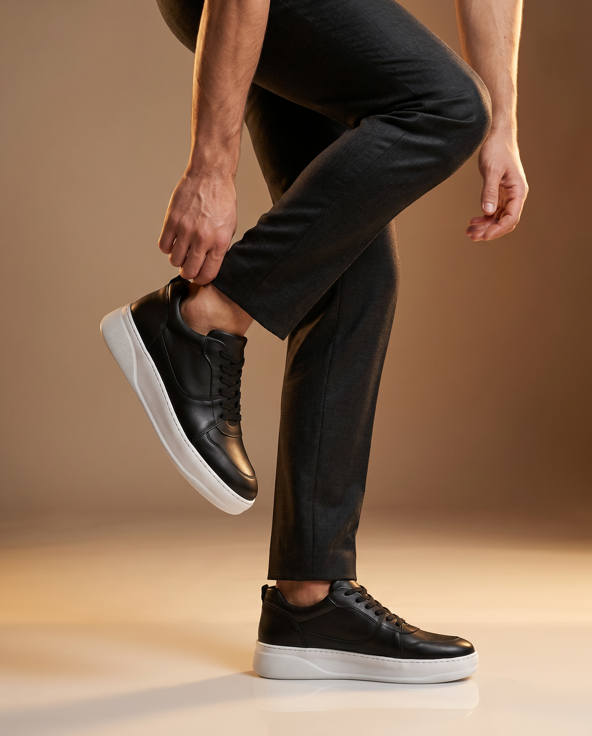 Sneaker Casual Saturno con Rialzo +8 cm