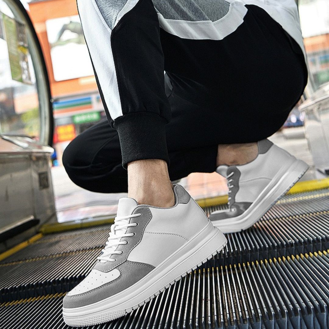 Sneaker Casual Solare con Rialzo +8 cm
