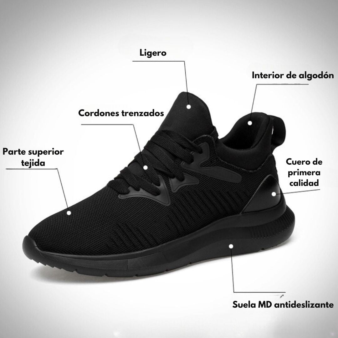 Sneaker Casual Tritone con Rialzo +8 cm